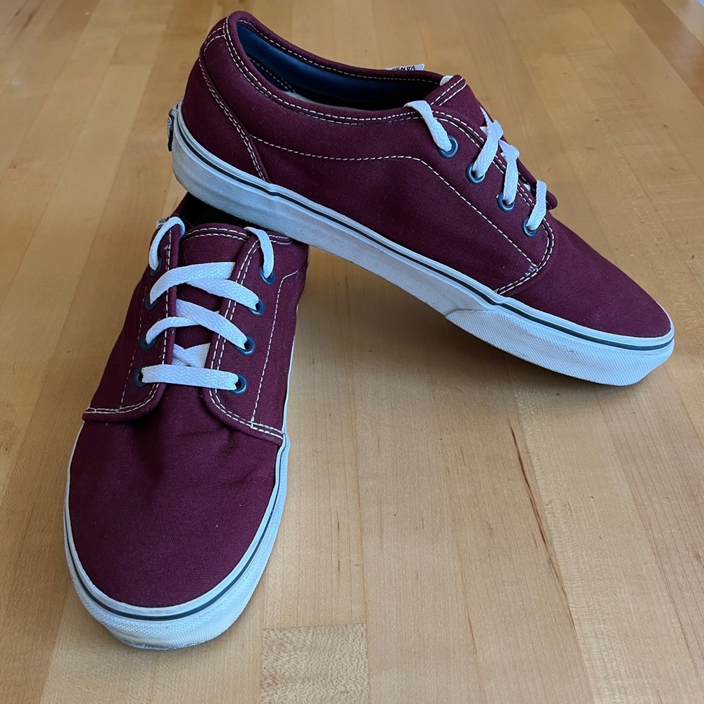 Vans Off the wall skate sk8 canvas casual shoes low mens 10 women’s 11.5 maroon